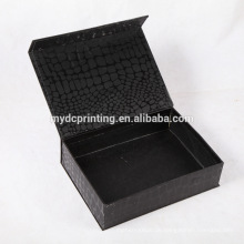Fabrik-Schwarz-Papier-faltende Geschenkbox mit Magneten